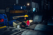 © kanpisut - Foreman or worker work at factory site check up machine or products in site. Engineer or Technician checking Material or Machine on Plant. Industrial and Factory.