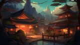 Fototapeta Sport - Samurai Gaming Art Game Environments Background