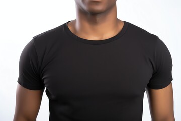 Sticker - black t shirt mockup