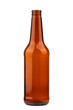 © Елена Челышева - empty beer bottle made of brown glass, isolated on a white background