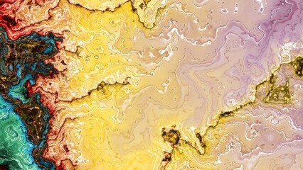 Poster - Multicolored grunge texture. Background color. Composition of different color patterns