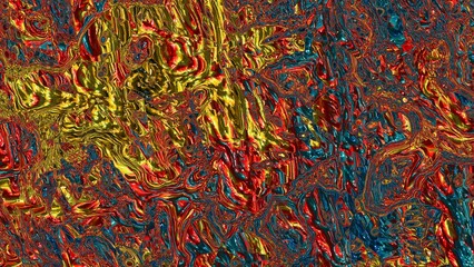 Poster - Multicolored grunge texture. Background color. Composition of different color patterns