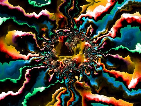 Multicolored grunge texture. Background color. Composition of different color patterns