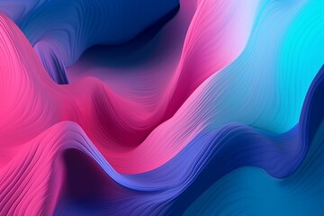 a beautiful abstract vibrant wallpaper, in pink and blues simple smooth, two tone gradients in the style of flowing fabric. generative AI