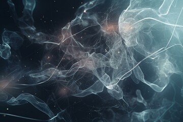 Wall Mural - Medical abstract background . Mixed media. Generative AI