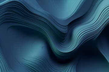 Wall Mural - a beautiful abstract vibrant wallpaper in gray and blue, style of flowing fabric. generative AI