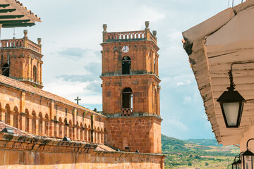 TOWER OF THE CATHEDRAL OF BARICHARA COLOMBIA