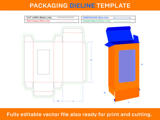 Wall Mural - Custom Lipstik Box Dieline Template DESIGN