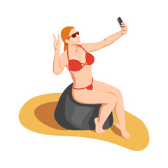 Wall Mural - Summer Vacation Icon