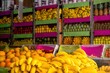 View of bunch of fresh fruits in market