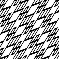 Wall Mural - Vector monochrome pattern, Abstract texture for fabric print, card, table cloth, furniture, banner, cover, invitation, decoration, wrapping.seamless repeating pattern.Black and white color.