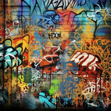 Fototapeta Młodzieżowe - Graffiti Texture