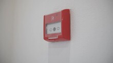 Fire Alarm Button On The Wall