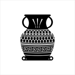 Poster - Vase Icon, Flower Vase Icon