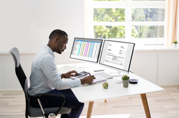 Poster - african american accountant