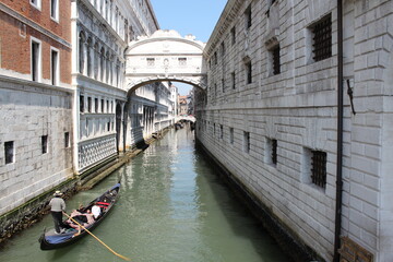 Canal de Venecia, Italia. 