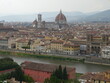 Florence view with the Duomo and the Arno river seen from Piazzale Michelangelo