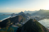 Fototapeta Londyn - Amazing overview of the southern coast of Rio de Janeiro in Brazil