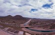Aerial drone view of the Central Arizona Project canal in Arizona