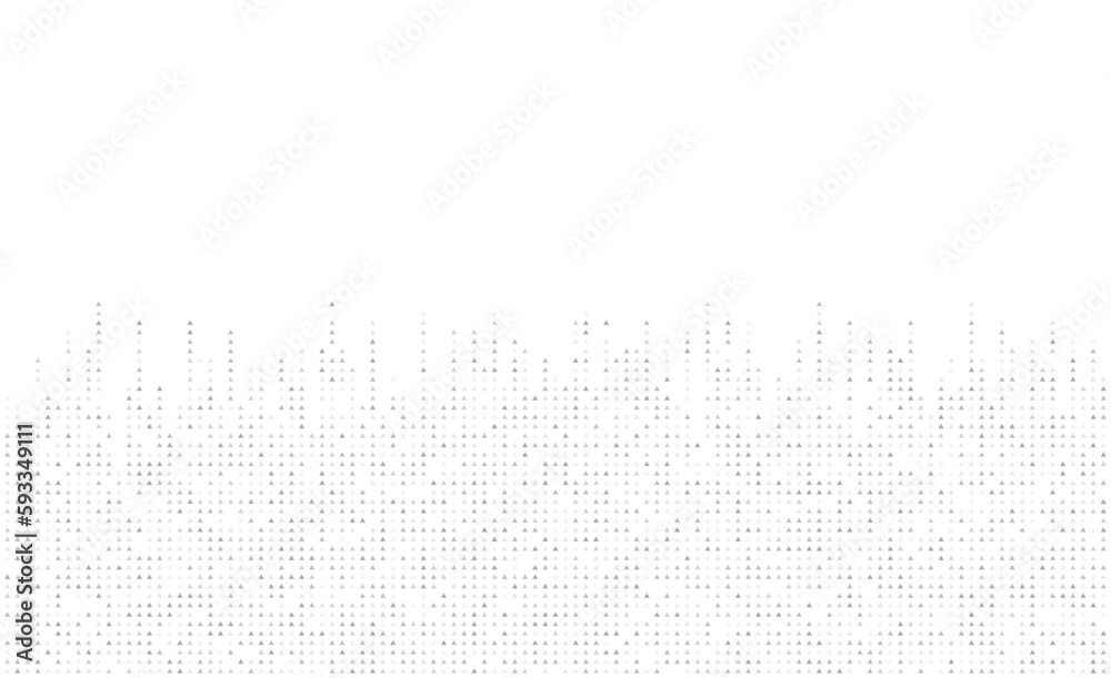 Digital technology background. Digital data triangle pattern pixel ...