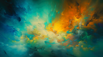 Poster - Cosmic space and stars, cosmic abstract background. generative ai.