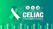 Celiac Awareness Month background or banner design template celebrated in may