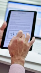Poster - Digital Signature On Contract Document Online