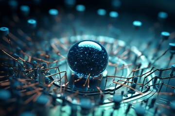 nanotechnology and miniaturization background, generative ai