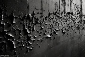 Wall Mural - monochrome wall. Generative AI