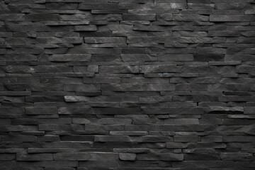 Sticker - monochromatic image of a textured stone wall surface. Generative AI