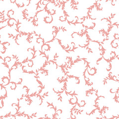 Poster - Seamlessly continuous chintz background pattern,