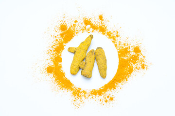 Sticker - Fragrant seasoning - turmeric, one of the main ingredients in Indian curry