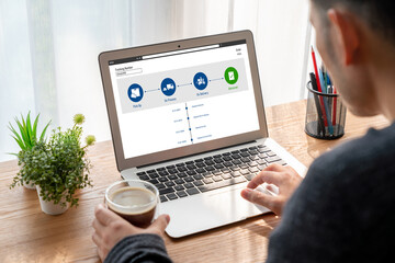 Delivery tracking system for e-commerce and modish online business to timely goods transportation and delivery