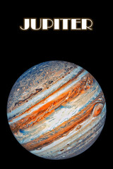 Wall Mural - artist's view of the jupiter planet