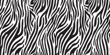 Vector Illustration Of Seamless Zebra Pattern