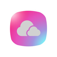 Sticker - Clouds - Pictogram (icon) 