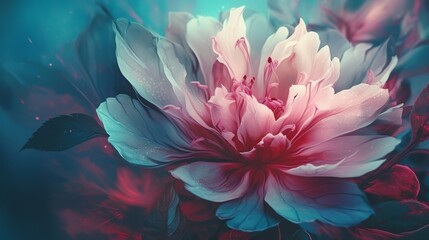 Wall Mural - water lily flower Generative AI