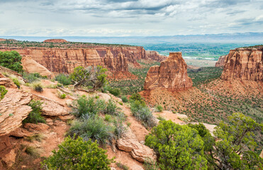 Wall Mural - Overlook at Colorado National Monument