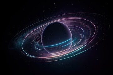 Wall Mural - close up space scene with planets, stars and galaxies. space galaxy background with planet and aster