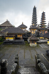 Canvas Print - views of pura besakih complex in bali, indonesia