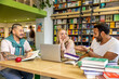 © zinkevych - Students studying in the library