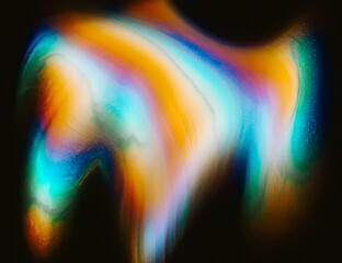 Wall Mural - digital illustration of an abstract wallpaper in surreal style, colorful patterns