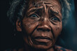 © Schizarty - Senior African American woman crying, Generative AI