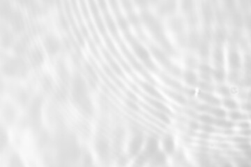Wall Mural - abstract white transparent water shadow surface texture natural ripple background
