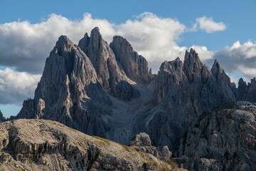 Canvas Print - Beautiful view of the Dolomites Mountains UNESCO world heritage in South Tyrol, Italy