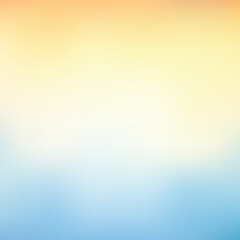 Wall Mural - Summer Sunny Clear Sky Orange and Blue Abstract Defocused Color Gradient Background Vector Illustration