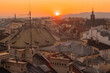 © Dima Sikorski/Stocksy - Beautiful panoramic sunset view in the old European city
