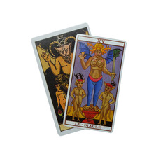 Wall Mural - Tarot Middle Age Major Arcana PNG 15. tarot cutout the devil rider waite marseille