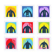 © The Laundry Room/Stocksy - Nine Anonymous People. Upbeat Colorful Illustration