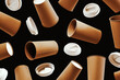 © Jakub and Jedrzej Krzyszkowski/Stocksy - Eco, disposable paper cups background